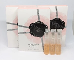 3x Viktor & Rolf Flowerbomb Dew Eau De Parfum (3x 1,2ml Spray) Damen EDP Probe - Bild 1 von 2