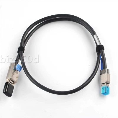 100cm External Mini SAS SFF-8644 to Mini SAS SFF-8088 Data Storage Cable 12Gbps - Image 1 of 4