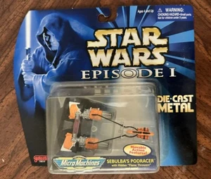 1999 Galoob Star Wars Episode 1 Micro Machines 1:64 Sebulba’s Podracer Sealed - Picture 1 of 2