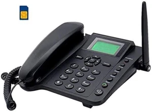 TELEFONO CON SIM CARD GSM FISSO DA TAVOLO SCRIVANIA TIM 2G WIND QUADBAND - Foto 1 di 12