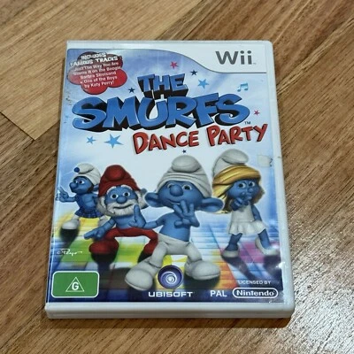 The Smurfs Dance Party For Nintendo Wii - Like New With Manual - Image 1 of 4