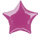 UNIQUE 20” STAR HOT PINK FOIL BALLOON #53327 PACKAGED