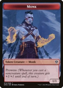 MTG Monk Token Dominaria United NM - Picture 1 of 1