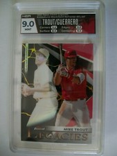 MIKE TROUT 2021 Topps Finest Legacies Kintsukuroi Black & Gold Ref HGA MINT 9
