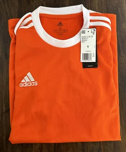 Adidas Men's Sport Football BJ9177 Squad 17 Jsy Ss Orange White Orange - Picture 1 of 5