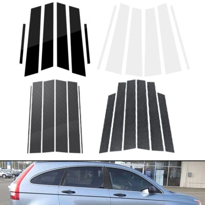 Pillar Posts Door Window Trim Cover Sticker For Honda Accord Pilot Ridgeline HRV - Изображение 1 из 4