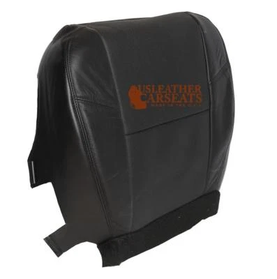 2009 Cadillac Escalade  2WD Driver bottom Perforated Leather Seat Cover Black - Image 1 of 4