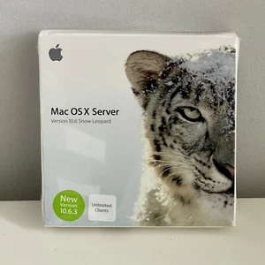 NEU+OVP: Apple Mac OS X Server 10.6.3 Snow Leopard - Unl. Client - multilingual  - Bild 1 von 1