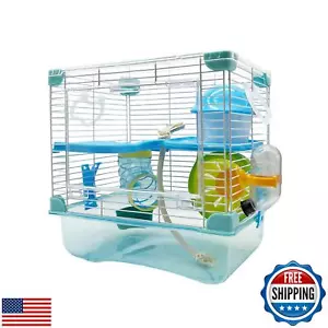 PINVNBY Hamster Cage, Mouse Cage and Habitats Hamster Enclosure Hamster Habit - Picture 1 of 5
