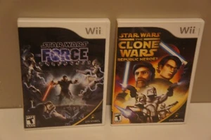 Star Wars: The Force Unleashed and Star Wars: Clone Wars for Nintendo Wii TESTED - Picture 1 of 15