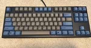 Realforce Leopold R2 Silent TKL 45g Topre Keyboard Two-Tone Grey/Blue - Picture 1 of 8