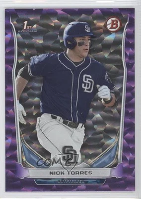2014 Bowman Draft Purple Ice /99 Nick Torres #DP112 - Image 1 of 2