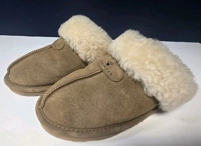 Zapatillas sin cordones Pawz by Bearpaw para mujer 11 beige Sherpa forradas gamuza Loki Foto 1 de 4