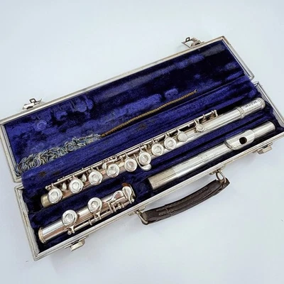 Flauta de colección Roth F. A. Reynolds Co. Inc. estuche original 39583 Cleveland, Ohio S Foto 1 de 4