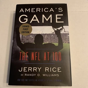 AMERICA’S GAME - THE NFL AT 100 - Signed First Edition (JERRY RICE AUTO) - Imagen 1 de 6