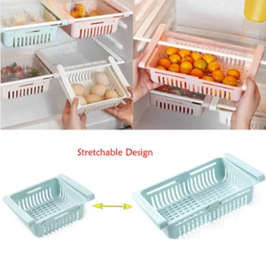 Gefrierschrank Kühlschrank Folie Aufbewahrungsbox Küche Organizer Regal Platzsparend Schublade Regal - Bild 1 von 16