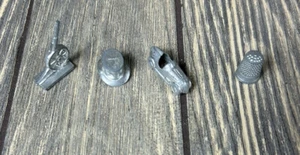 Vintage 1954 Monopoly Game Replacement Piece Part K2 4 Player Pieces - Picture 1 of 2