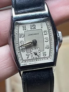 JUNGHANS J 80 Revised Mechanical Art Deco Collector's Watch - Picture 1 of 15