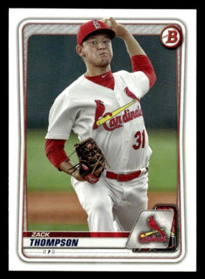 2020 Bowman #BP-6 Zack Thompson Prospects Card St. Louis Cardinals - Image 1 of 2