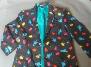 Suitmeister schwarz Video Arcade Spielanzug Jacke Neuheit Kostüm Medium T1105 - Bild 1 von 7