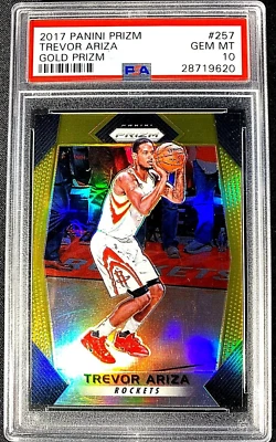 PSA 10 GEMAS COMO NUEVAS TREVOR ARIZA 2017-18 PANINI PRIZM GOLD #257 #D SSP 04/10 G1138 Foto 1 de 2