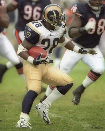 Foto de 8x10 Marshall Faulk St Louis Rams Foto 1 de 1
