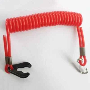 OEM Evinrude Johnson OMC Part # 176288 Clip and Lanyard Assembly - Picture 1 of 1