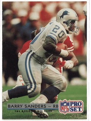 1992 Pro Set - Barry Sanders #169 (k587) - Image 1 of 2