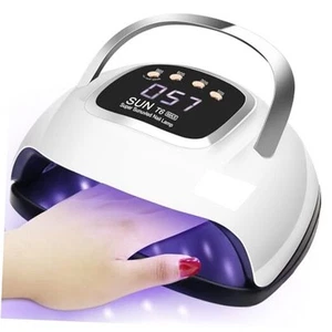 UV Nail Lamp, Dryer 220W Light for Nails with 4 Timers LED Lamp Gel Polish - Picture 1 of 7