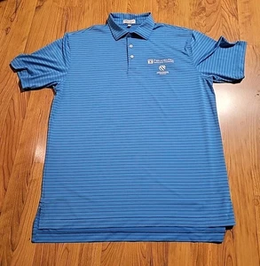 Peter Millar Summer Comfort Golf LG. Polo Shirt Philly Embroidered Ins Co. Logo - Picture 1 of 3