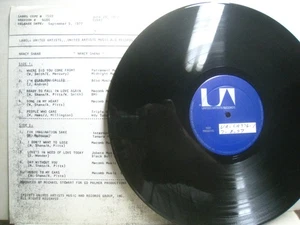 Nancy Shanx Self Titled *United Artist UA-LA776 Test Pressing w/ Cue Sheet - Picture 1 of 2