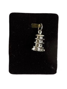 Sterling Silber Pagode Charm von Rembrandt - Bild 1 von 4