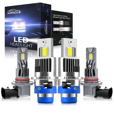 4X 9005 D4S Kit de faros LED bombilla haz alto bajo combo para Lexus GS300 2005-2006 Foto 1 de 4