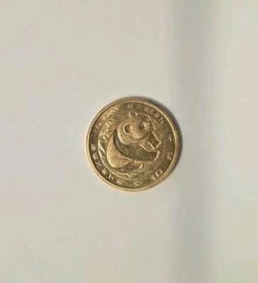 Moneda de 10 yuanes Chinese Panda 1983 1/10 oz oro fino .999 Foto 1 de 2