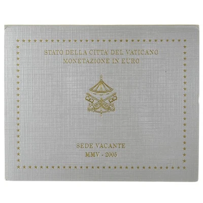[#347599] Vaticano, Sede Vacante, Cofre 1c. à 2€, 2005, Roma, MS Foto 1 de 2