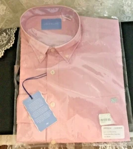 Camisa de vestir clásica de algodón Upperline Clothiers para hombre talla M rosa - Imagen 1 de 9
