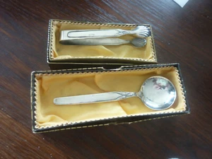 BESTECK:  Sahnelöffel und Gebäckzange ca. 1935 und 100 Auflage - Bild 1 von 3