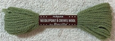 Bucilla Persian Needlepoint & Crewel Wool Yarn 1 Skein 3 Ply Green 6 - Image 1 of 4