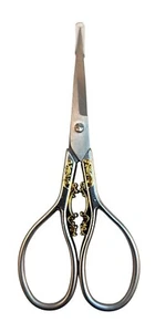 Embroidery & Sewing Scissors With Ornate Gold Detailing Stainless Steel Blade - Picture 1 of 7