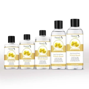 Alcohol Free Witch Hazel Astringent Herbal Cure Face Skin body Care Toner Cap - Picture 1 of 15