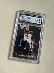 1992-93 Upper Deck Basketball #1b Shaquille Shaq O'Neal Rookie RC CGC 7.5 NM - Picture 1 of 5