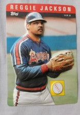 1985 Topps 3-D Baseball Stars #14 Reggie Jackson California Angels