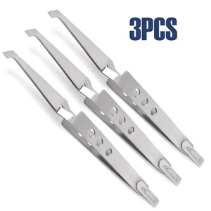 3Pcs Orthodontic Reverse Action Tweezer Dental Bracket Holding Removing Forceps - Picture 1 of 3