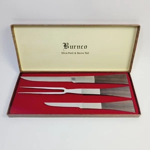 Set coltelli da buccia e servizio Burnco moderni metà secolo Giappone vintage - Foto 1 di 8