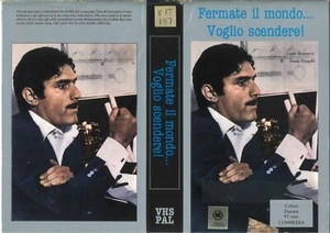 FERMATE IL MONDO VOGLIO SCENDERE / ITALIAN VIDEO SLEEVE / TECHNO FILM VIDEO LABL - Imagen 1 de 1