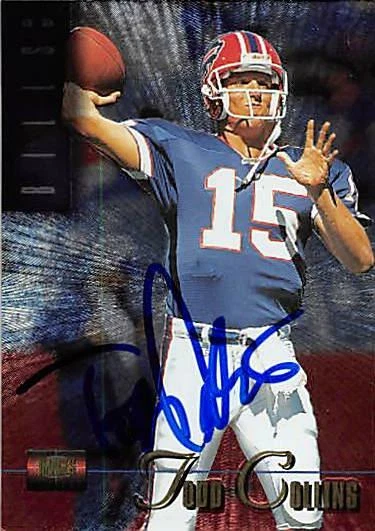 Todd Collins autographed Football Card (Buffalo Bills) 1995 Classic Images #112 - Image 1 of 1