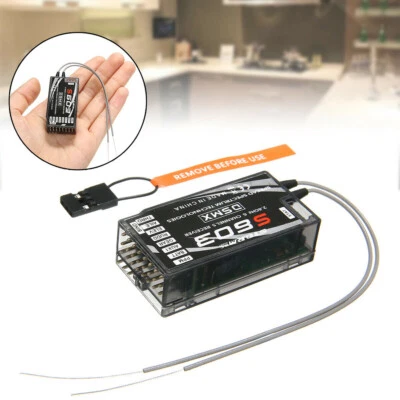 2.4GHz Empfänger DSMX 6-Kanal-Empfänger RX Support für Spektrum S603 Sender Neu - Bild 1 von 4