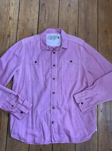 John Lewis Slim Fit Pink Shirt Size L - Picture 1 of 3