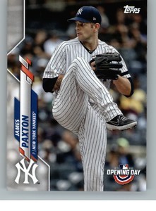 2020 Topps Opening Day Baseball 7 James Paxton - New York Yankees