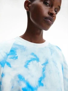 Felpa Calvin Klein Crop Over - Foto 1 di 4